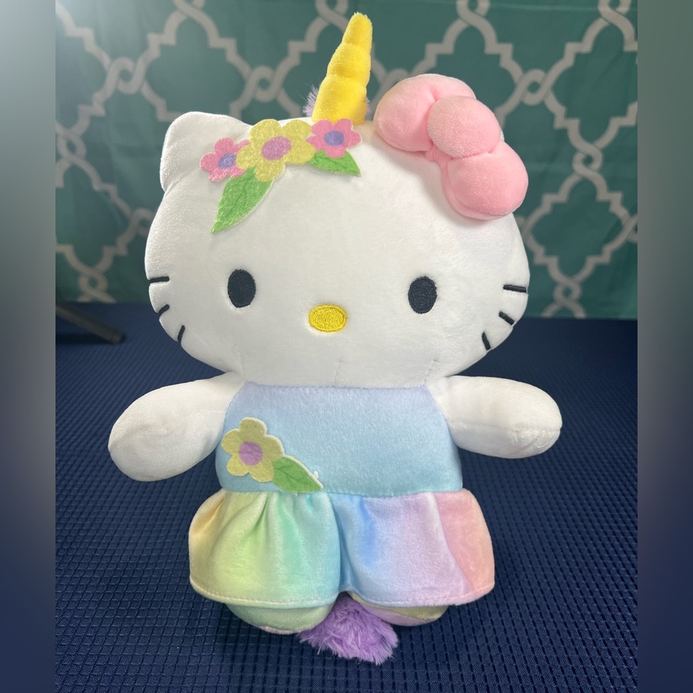 Hello Kitty Spandex Unicorn Plush